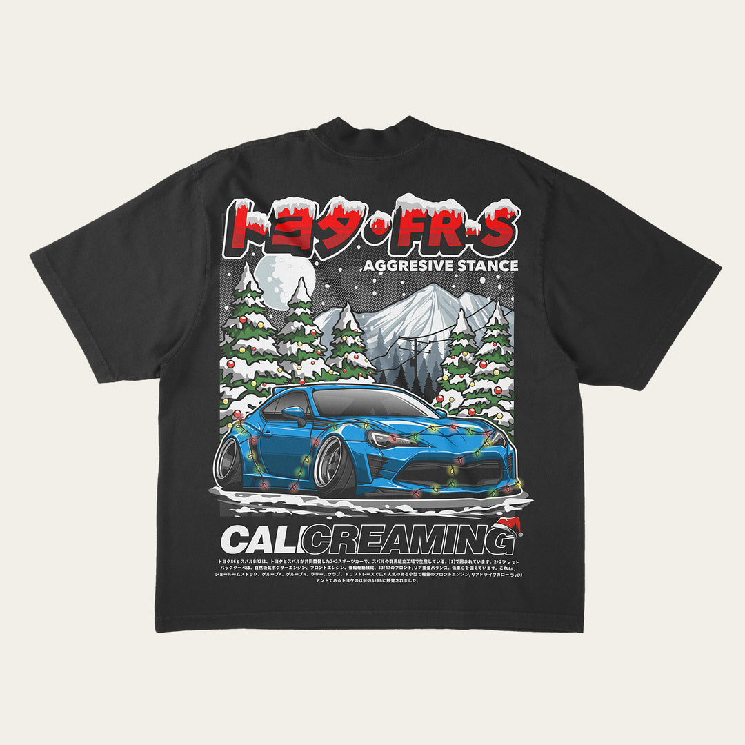 Blue Christmas Shirt (Oversized) (Preorder)